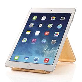 Universal Premium Hard Natural Wood Stand Holder for iPad tablet (AT813)